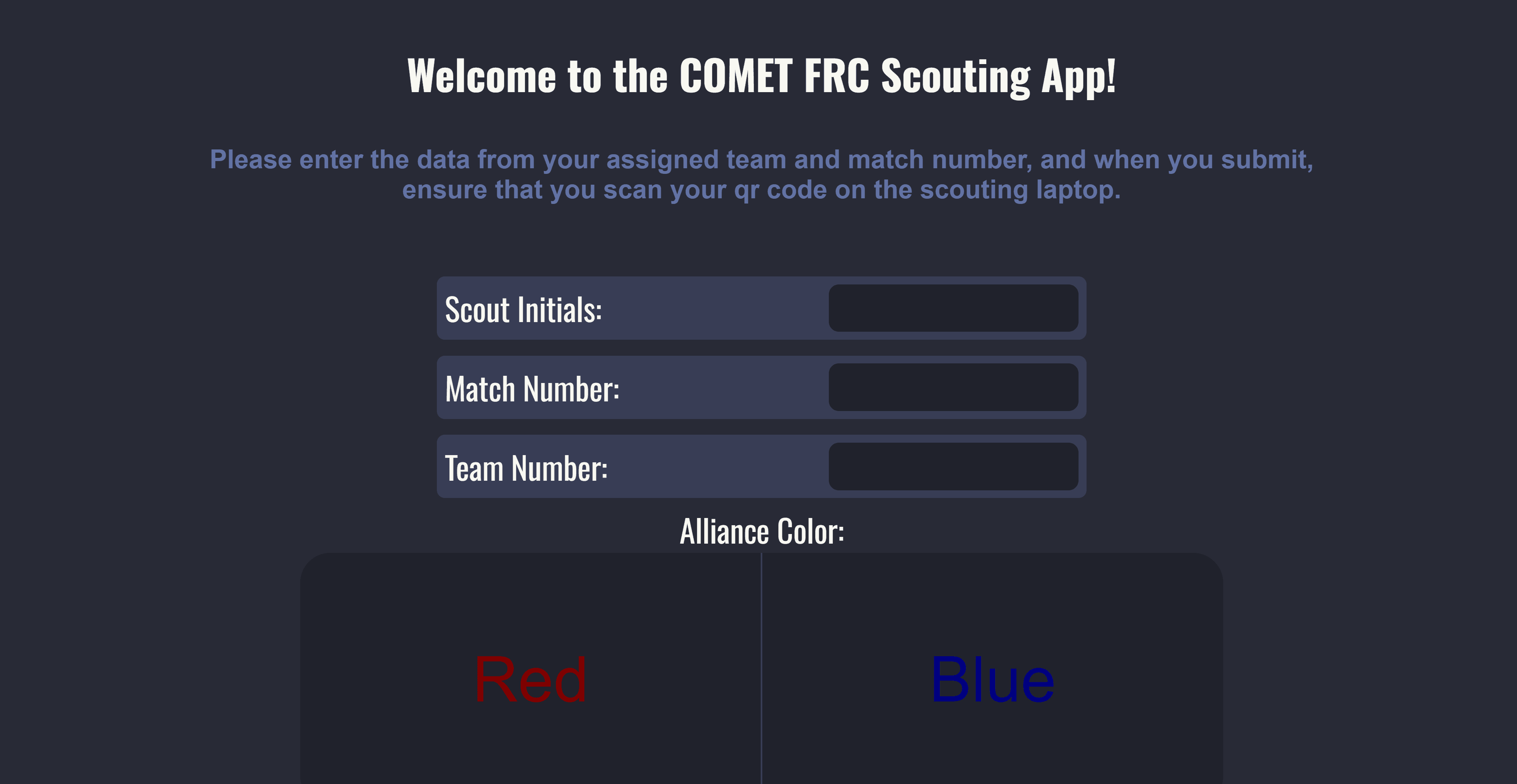 FTC Scouting App